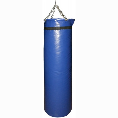 Купить Мешок боксерский SM 40кг на цепи (армированный PVC)  Синий в Астрахани 
