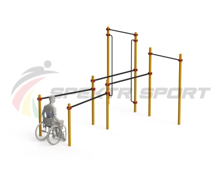 Купить Спортивный комплекс для инвалидов-колясочников WRK-D19_76mm в Астрахани 