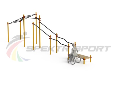 Купить Спортивный комплекс для инвалидов-колясочников WRK-D22_76mm в Астрахани 