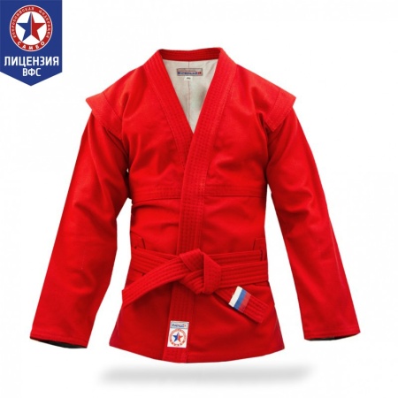 Купить Куртка для самбо "Атака" ВФС (подкладка, пояс)  р 36-48 в Астрахани 
